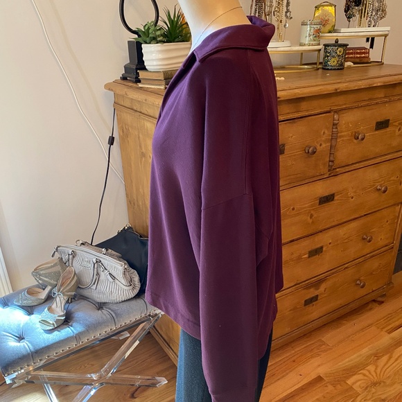 Lou & Grey Burgundy Long Sleeved Shirt - Size L - Picture 4 of 8